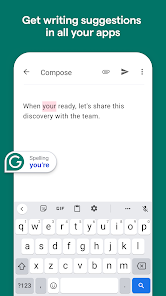 تحميل تطبيق Grammarly Keyboard Apk مهكر للاندرويد والايفون 2024 اخر اصدار مجانا