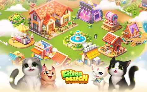 تحميل لعبة Kitten: Match 3 Puzzle مهكرة للاندرويد والايفون 2024 اخر اصدار مجانا