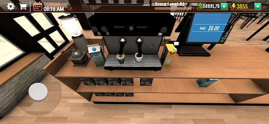 تحميل لعبة Coffee Shop Simulator 3D Cafe مهكرة للاندرويد والايفون 2024 اخر اصدار مجانا