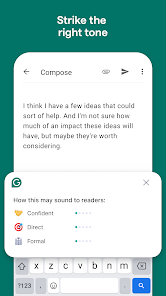 تحميل تطبيق Grammarly Keyboard Apk مهكر للاندرويد والايفون 2024 اخر اصدار مجانا