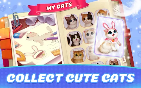 تحميل لعبة Kitten: Match 3 Puzzle مهكرة للاندرويد والايفون 2024 اخر اصدار مجانا