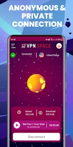 تحميل تطبيق Space Proxy VPN مهكر للاندرويد والايفون 2024 اخر اصدار مجانا