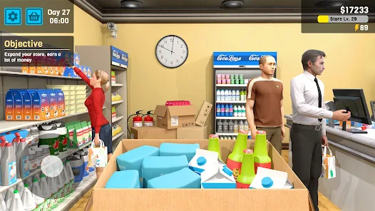 تحميل لعبة Manage Supermarket Simulator مهكرة للاندرويد والايفون 2024 اخر اصدار مجانا