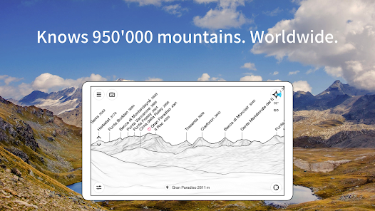 تحميل تطبيق PeakFinder مهكر للاندرويد والايفون 2024 اخر اصدار مجانا