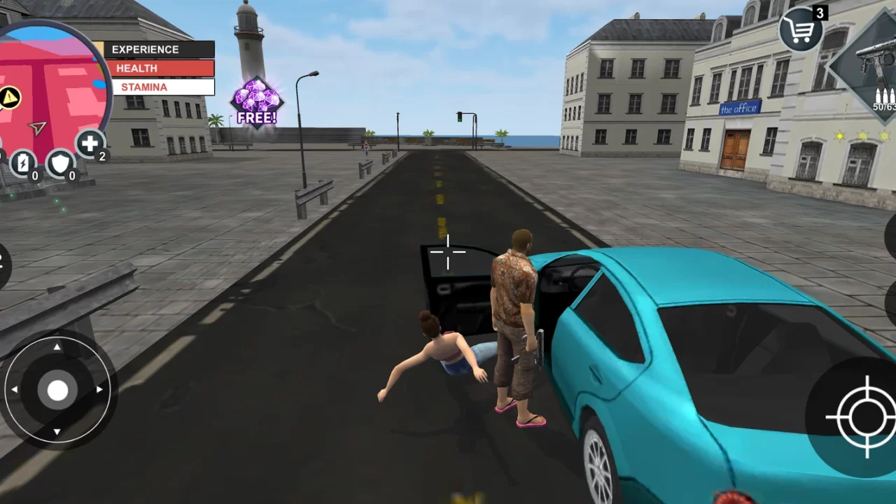 تحميل لعبة جاتا Miami Crime Simulator 3D Apk مهكرة للاندرويد والايفون اخر اصدار مجانا