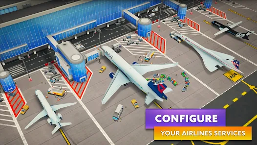 تحميل لعبة Airport Simulator Tycoon مهكرة للاندرويد والايفون 2024 اخر اصدار مجانا