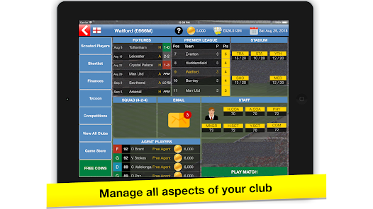 تحميل لعبة Soccer Tycoon: Football مهكرة للاندرويد والايفون 2024 اخر اصدار مجانا