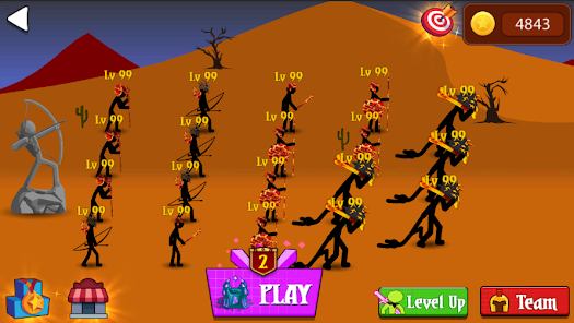 تحميل لعبة Stickman War: Defense Battle مهكرة للاندرويد والايفون 2024 اخر اصدار مجانا