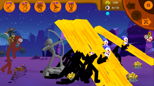 تحميل لعبة Stickman War: Defense Battle مهكرة للاندرويد والايفون 2024 اخر اصدار مجانا