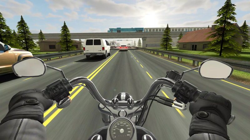 تحميل لعبة ترافيك رايدر Traffic Rider مهكرة Apk للاندرويد والايفون 2025 اخر اصدار مجانا