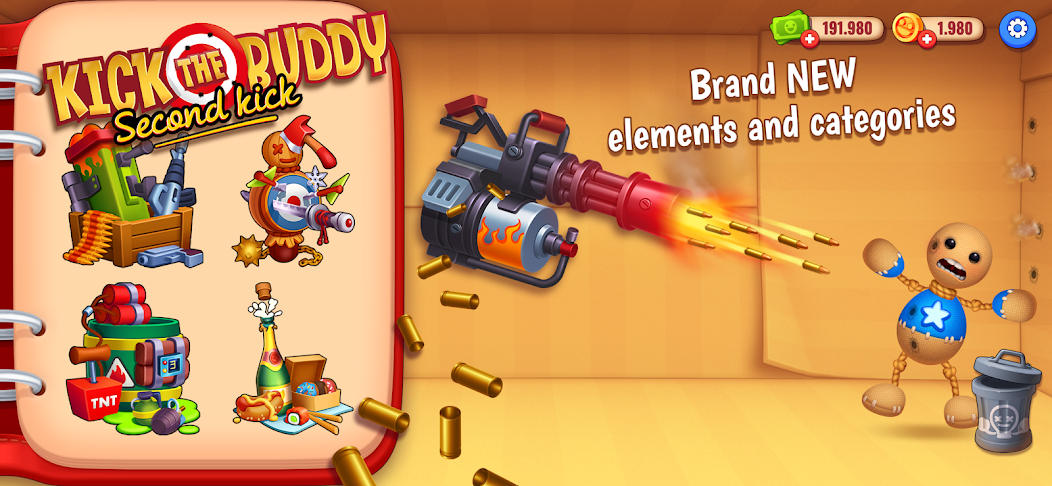 تحميل لعبة Kick The Buddy 2 مهكرة Apk للاندرويد والايفون 2025 اخر اصدار مجانا