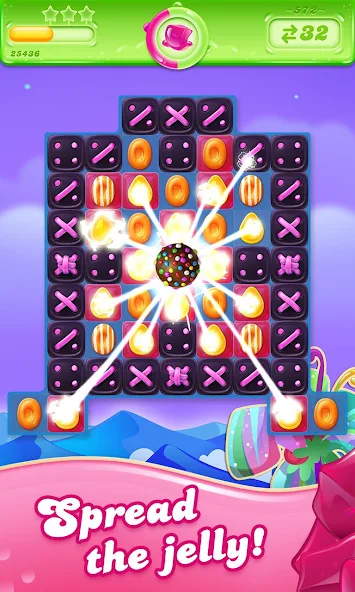 تحميل لعبة Candy Crush Jelly Saga مهكرة Apk للاندرويد والايفون 2025 اخر اصدار مجانا