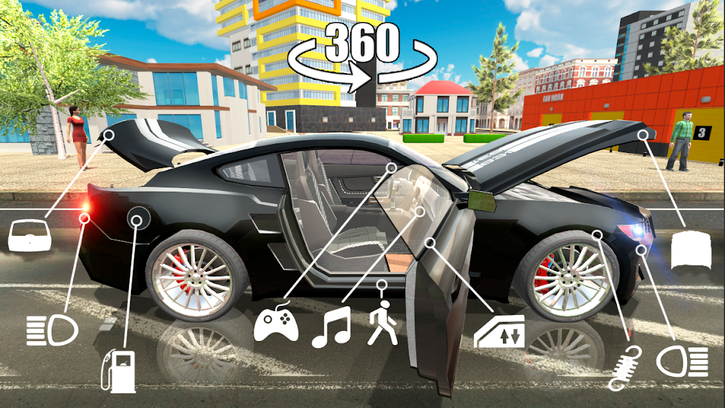 تحميل لعبة محاكي السيارات Car Simulator 2 Apk مهكرة للاندرويد والايفون 2024 اخر اصدار مجانا