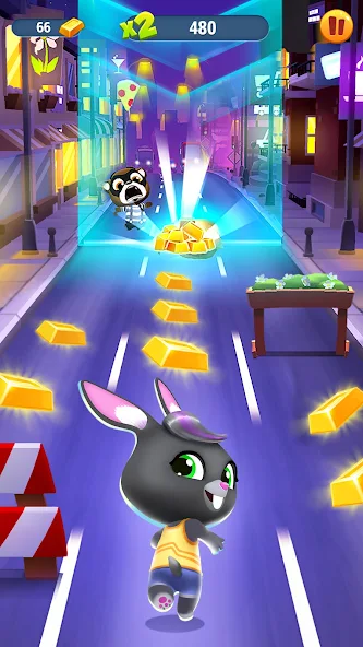 تحميل لعبة Talking Tom Gold Run 2 مهكرة Apk للاندرويد والايفون 2025 اخر اصدار مجانا