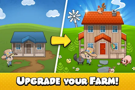 تحميل لعبة Idle Farm Tycoon مهكرة Apk للاندرويد والايفون 2025 اخر اصدار مجانا