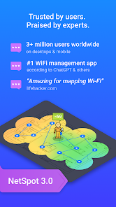 تحميل تطبيق نت سبوت NetSpot مهكر Apk للاندرويد والايفون 2025 اخر اصدار مجانا