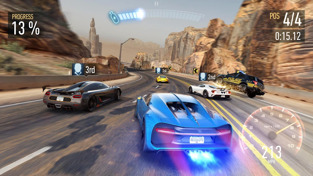 تحميل لعبة نيد فور سبيد نو ليميت Need for Speed No Limits مهكرة Apk للاندرويد والايفون 2025 اخر اصدار مجانا