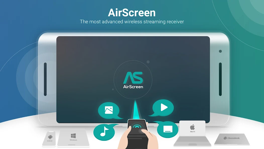 تحميل تطبيق AirScreen مهكر Apk للاندرويد والايفون 2025 اخر اصدار مجانا