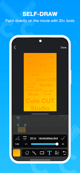 تحميل برنامج كيوت كات Cute Cut Pro مهكر Apk بدون علامة مائية للاندرويد والايفون 2025 اخر اصدار مجانا