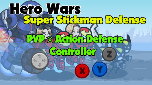 تحميل لعبة HERO WARS Super Stickman Defense مهكرة Apk للاندرويد والايفون 2025 اخر اصدار مجانا