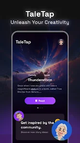 تحميل تطبيق TaleTap Ai Apk للاندرويد والايفون 2025 اخر اصدار مجانا