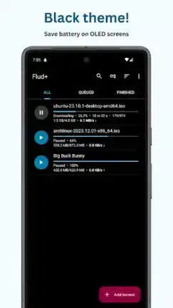 تحميل تطبيق Flud+ Torrent Downloader مهكر للأندرويد APK أخر إصدار 2027 مجانًا