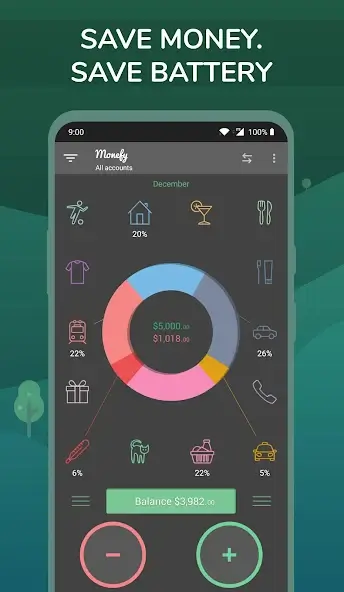 تنزيل تطبيق Monefy مهكر للأندرويد APK أخر إصدار 2027 مجانًا